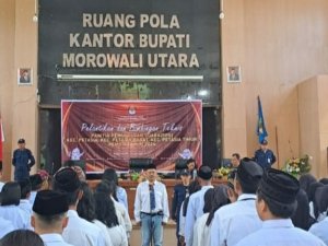KPU Morowali Utara Lantik Anggota PPS Pemilu 2024