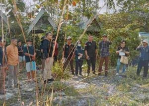 Majelis Hakim PN Palu, Lakukan Pemeriksaan Setempat Perkara Korupsi Pesanggrahan Morut.
