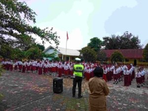 Satlantas Polres Morut Sosialisasi Fungsi Zebra Cross