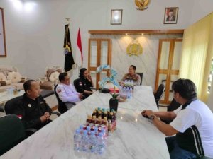 Kapolres Imam Terima Kunjungan Bawaslu Morut