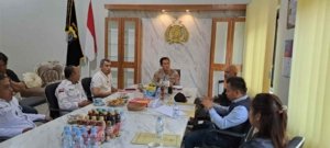 KPU Morut Bertemu PT. GNI Persiapan Coklit Data Pemilih.