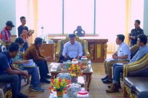 Bertemu Bupati Morut, Pimpinan PLN menjamin gangguan listrik akan semakin berkurang
