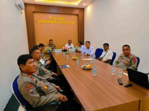 Polres Morut Gelar Giat Sosialisasi Kerjasama PTPN Unit Beteleme dan POLRI