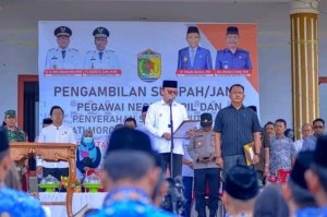 Bupati Delis kukuhkan 356 PNS baru di lingkup Pemda Morut