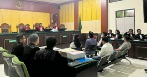 Mantan Kadispora Divonis 2,5 Tahun Penjara Dugaan Korupsi Pembangunan Pesanggrahan KM 3 Kabupaten Morowali Utara.