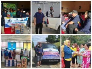Politisi Partai Nasdem dan Golkar, Paling Banyak Kunjungan dan Beri Bantuan Pada Korban Banjir di Morut.