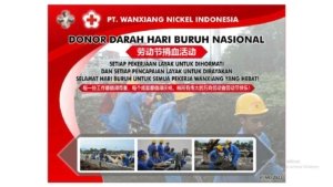 PT. Wanxiang Gelar Donor Darah May Day, Semoga Semua Kalangan Bisa Terbantu Dengan Darah Buruh