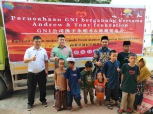 Panti Asuhan Binaan PT GNI Kembali Terima Bantuan Sembako dan Lemari
