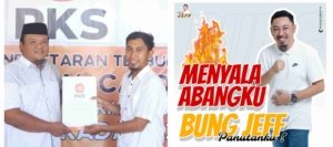 Terus Melangkah, Relawan JUARA Serahkan Formulir Calon Bupati Morut 2024 di DPC PKS.