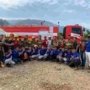 Damkar PT SEI Bantu Padamkan Kebakaran di Kampung Bugis Kolonodale