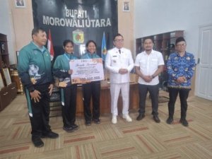 Atlet Dayung Morut Terima Dukungan Dana Pembinaan untuk PON XXI dari Trinusa Resources