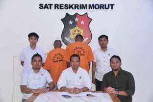 Dua Pencuri Motor Diringkus Polres Morut, Kunci Motor Terpasang Beri Kesempatan Pelaku Kejahatan.
