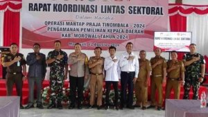 Gelar Rakor Operasi Mantap Praja Tinombala, Kapolres Morowali: Sinergi Antar Instansi Penting Kawal Pilkada