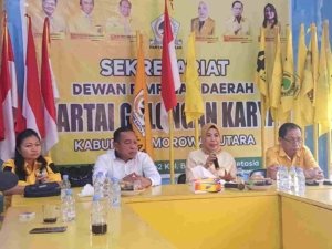 Partai Golkar Morut Konsolidasi, Warda Dg Mamala Instruksikan Seluruh Pengurus Bekerja Menangkan Jeffisa Putra-Ruben Hehi