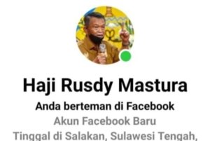 Lagi! Akun Palsu Pejabat Beredar, Kini Giliran Gubernur Sulteng