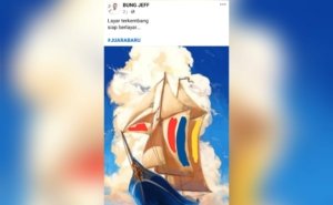 Postingan Gambar Kapal Besar Akun Sosmed BUNG JEFF Warnanya Bikin Gugup