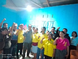 Mesin Partai Golkar Bergerak Konsolidasi Relawan Jeffisa Putra-Ruben Hehi