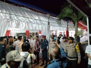 Polres Morut Terjunkan Ratusan Personel Amankan Pengundian Nomor Urut di KPU Morut