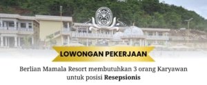 Lowongan Kerja di Berlian Mamala Resort