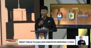 KPU Morut Sukses Gelar Debat Publik Kedua