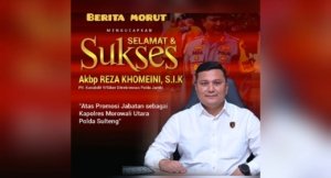 AKBP Reza Khomeini Kapolres Morowali Utara Termuda