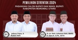 Ini Daftar Perolehan Suara Pilkada Morut 2024 di 10 Desa Kecamatan Soyojaya