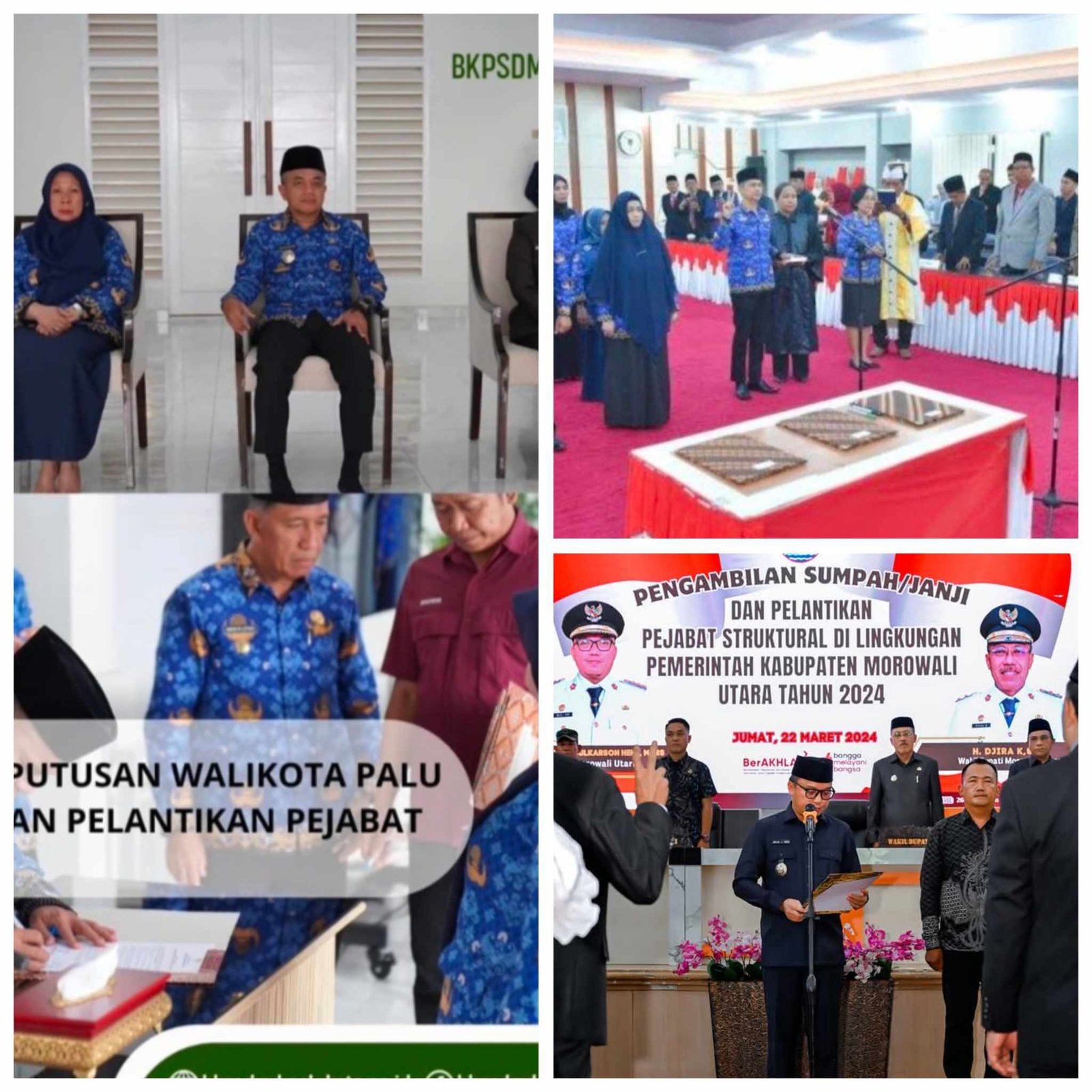 Wali Kota Palu Gercep Batalkan SK Pelantikan Pejabat, Bagaimana dengan Gubernur Sulteng dan Bupati Morut ?