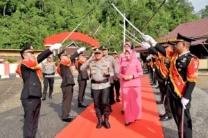 Pisah Sambut Kapolres Morut, AKBP Reza Khomeini Pastikan Morut Aman