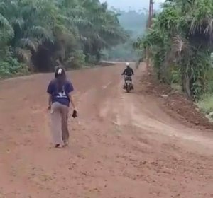 Hauling PT. GMM Gunakan Jalan Umum, Akses Mohoni-Bimor Jaya 12 Kilometer Rusak Parah