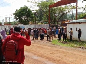 Warga Demo PT. GMM Tuntut Ganti Rugi Tanah Ulayat