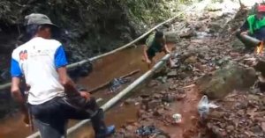Miris! PT. MBN dan CV. Warsita Karya Belum Bayar Honor 4 Petugas Air Desa Mondowe