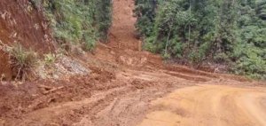 Lumpur Mengalir ke Jalan Trans Sulawesi Towi ke Ganda-ganda, Penambangan PT. PBY Disoroti