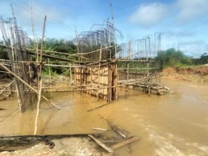 Proyek Jembatan Koronjaya Masih Dikerjakan Meski Adendum Kedua Sudah Berakhir
