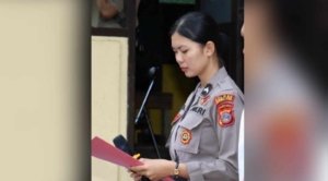 Bripda Geby, Polwan Berparas Cantik dan Termuda di Polres Morowali Utara