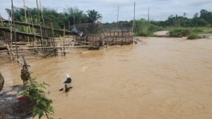 Banjir di Peleru, Ini Potret Proyek Jembatan Koronjaya Senilai 1 Miliar