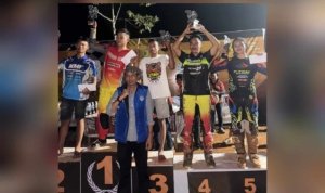 Fauzan Mamala Kagum, Satu-satunya Crosser Perempuan, Cindi Murfs Raih Podium Kelima di Motor Grass Track Morut 2025