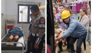 Kecelakaan Kembali Terjadi, Satlantas Polres Morut Tegas, Tahan Motor Siswa Dibawah Umur