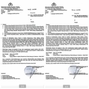 Usut Dugaan Korupsi, Tipidkor Polda Sulteng Panggil Kabid Asset dan Sekda Morut