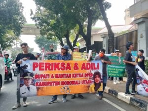 Demo Warga Morut di Mabes Polri, Kejagung dan KPK Sampaikan Lima Tuntutan