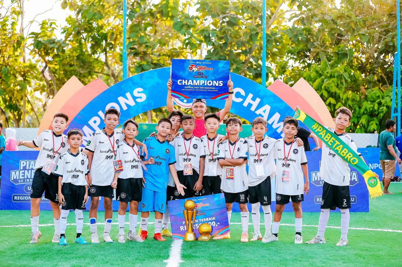 Persipal Palu Jadi Juara Piala Kemenpora U12 Zona Palu