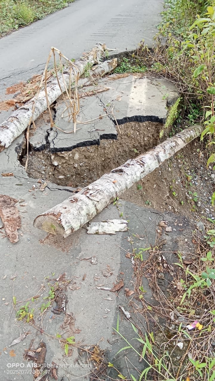 Jalan Lemo – Uempanapa dan Tiga Titik Proyek Plat Duiker Amblas
