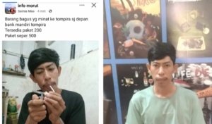 Posting di Facebook Lagi Nyabu, Pria di Tompira di Gass Polisi