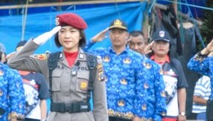 Brigpol Wanda Kartika Gansinale, Polwan Pertama Berdarah Mori, Komandan Upacara HUT Proklamasi di Mori Atas