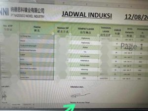 Data Pribadi Karyawan Induksi PT. NNI Bocor ke Publik