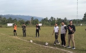 Pembukaan Turnamen Persahabatan Forum Pemuda Pancamakmur Cup 2025 Dihadiri Danramil dan Polsek Soyo Jaya