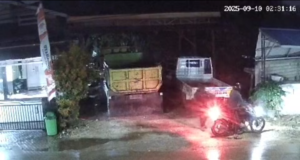 Pencuri Genset di Kolonodale Terekam CCTV