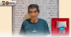 Gerak Cepat Satresnarkoba Polres Morowali Utara Ringkus Kurir Sabu 54,62 Gram di Depan SPBU Beteleme
