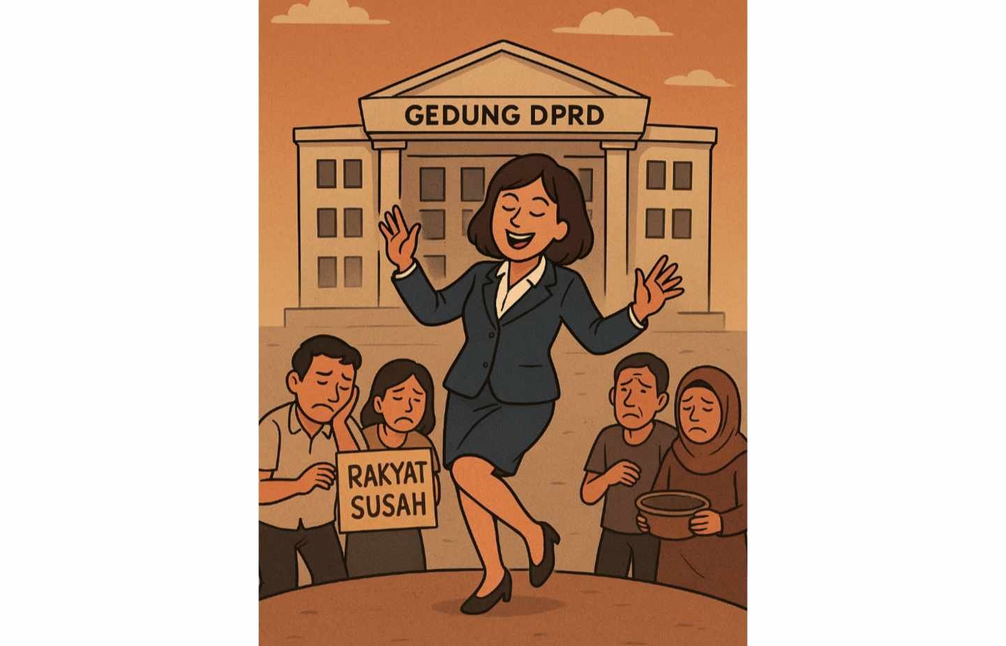Pimpinan DPRD Morut Joget-joget di Sosmed Dikritik