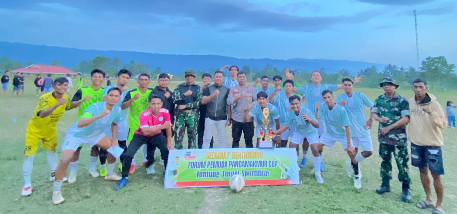 Final Forum Pemuda Pancamakmur Cup 2025 Berlangsung Meriah, Tuan Rumah Raih Kemenangan Dramatis