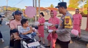 Sambut Hari Kesatuan Gerak Bhayangkari ke-73, Polsek Lembo Gelar Giat Berbagi